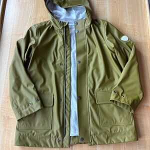 Bonpoint Olive Raincoat Youth